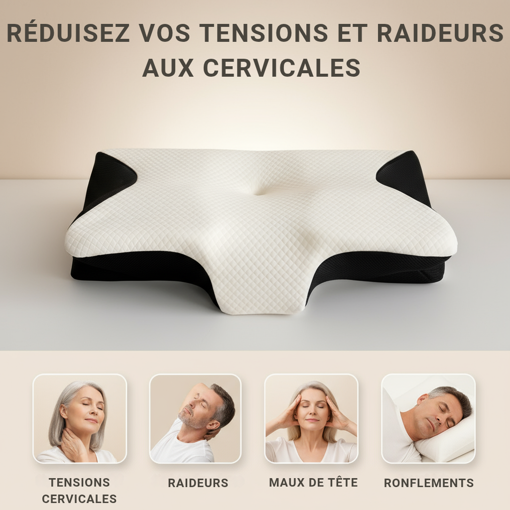 Oreiller Cervical à Mémoire de Forme