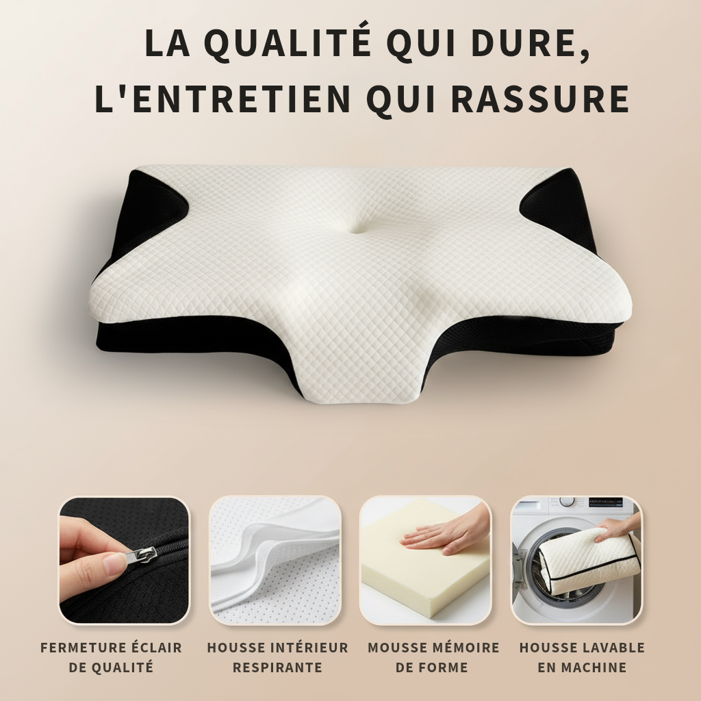 Oreiller Cervical à Mémoire de Forme