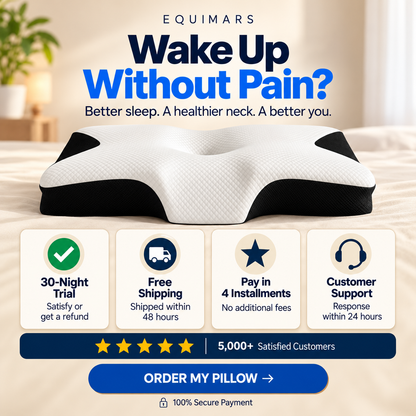US - Memory foam cervical pillow 1