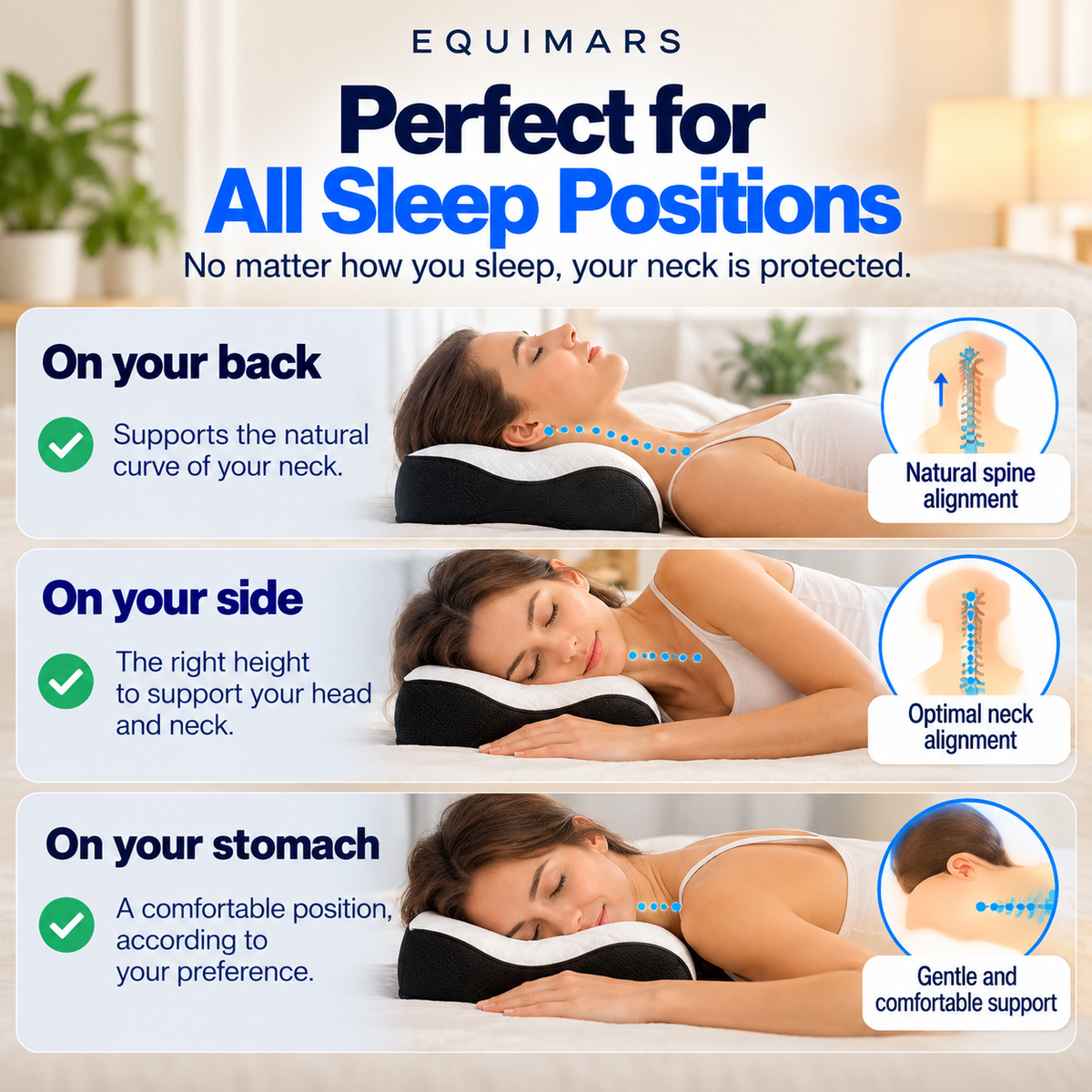 US - Memory foam cervical pillow 5